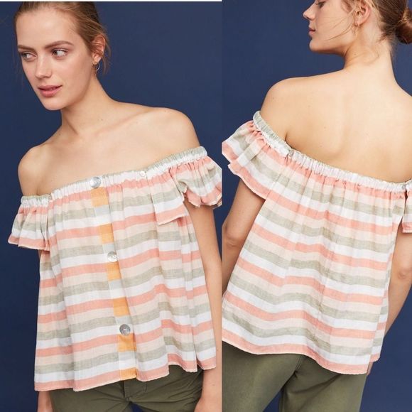 Anthropologie Tops - Anthropologie Off -The Shoulder Top